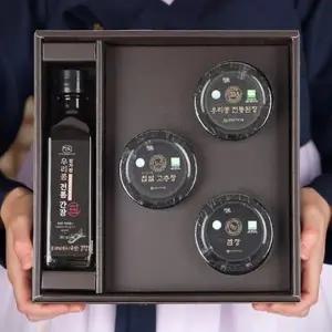 순창 국산 콩 간장 찹쌀 고추장 된장 쌈장 선물세트 4종2호 전통된장 국간장 부모님 설선물 세트