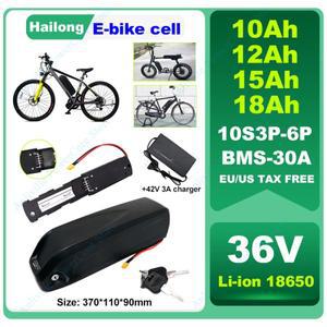 두리팔 하이롱 전기 스쿠터 36V 배터리 10Ah 1000W 오토바이/바팡/방수 18650-리튬