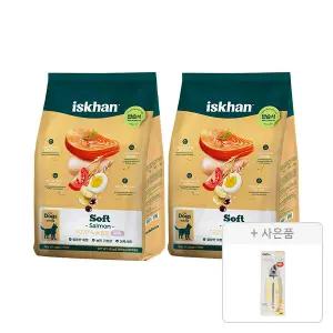 이즈칸 독 소프트 살몬 6kg, 2개 + 도기맨 HS프로용발톱깎이, 1개