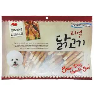 [펫더맨] 리얼닭고기 바삭바삭 치킨비스켓 300gX5