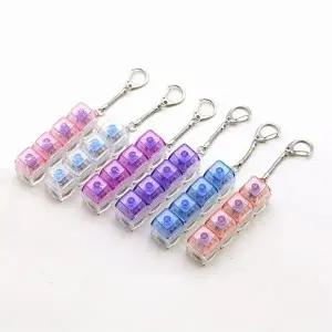 led 키보드 클리커 딸깍이 키캡키링4구