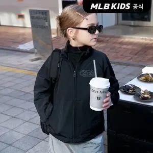 [MLB키즈][50%OFF](공식)25SS 베이직 아웃도어 바람막이 NY (Black) 7AWJB0353-50BKS