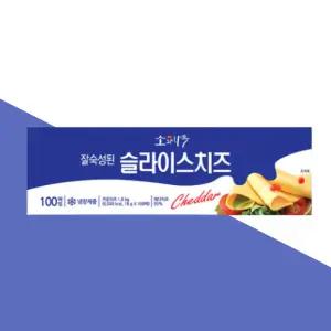 동원 소와나무 체다 슬라이스 치즈 대용량 1.8kg (18g 100매)