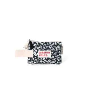 마스마룰즈 Mini strap pouch_White flower