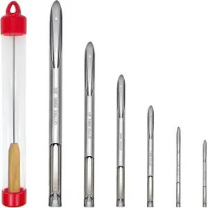 빠른 및 스플라이스 더블 브레이드 로프에 적합한 6개의 스테인리스 스틸 미러 연마 스플라이싱 툴과 핀드