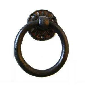 한옥 기와집 대문 주물 링고리 손잡이 대 120mm 방문손잡이 문고리