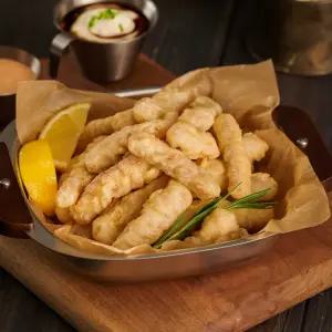 맛있는 냉동 통살오징어튀김 업소용 1kg 분식 통오징어튀김