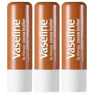 바세린 립 테라피 케어 스틱 4.8g X 3개 코코아버터 립밤