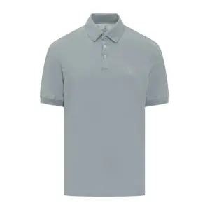 로고 자수 리브 트림 폴로 티셔츠 ME8548788 COG70