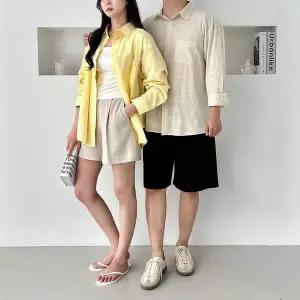 스와니 WE04VW32 선셋 린넨 남방 오버핏 셔츠 SD-250620