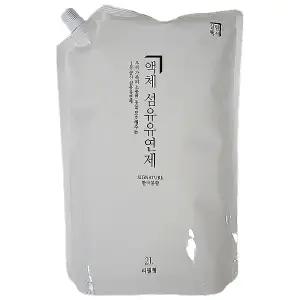 살림백서 액체 섬유유연제 2L 리필형 (한라봉향) x 3개 (한박스)