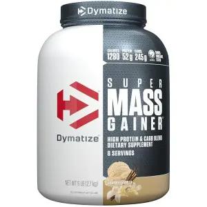 Dymatize Super Mass Gainer 단백질 파우더, 1280 칼로리 및 52g 단백질, 빠른 강도 및 크기 획득, BCAA 10