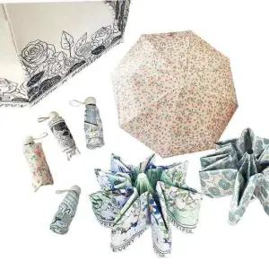 하르딘 19cm 미니 패턴 포켓 암막 양우산 양산 우산