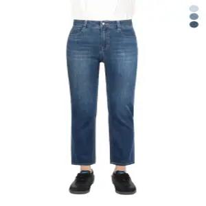 [케네스콜][케네스콜]여성) 저온스 데님워싱 12인밴딩 플레어핏 팬츠 (EKTMCDS530P)