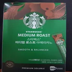 스타벅스 아메리카노 미디엄로스트 100T+100T (1.1gx100x2)