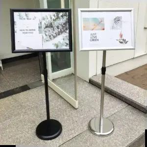 스탠드안내판 메뉴판거치대 배너 메뉴판 안내판 스탠드 거치대 A3