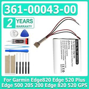 361-00043-00 Garmin Edge820 520 Plus GPS 사이클링 컴퓨터용 교체 배터리