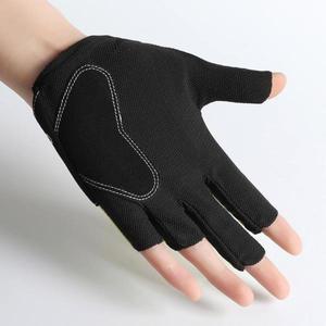 휴대용 왼손 당구 장갑 탄성 통기성 반 손가락 미끄럼 방지 스누커 피트니스 액세서리