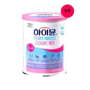 일동후디스 하이뮨 프로틴 밸런스 다이어트케어 304g 5캔