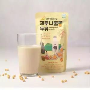 무가당 무첨가 국민바이오 제주나물콩두유 180ml 40팩
