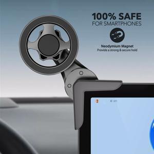 자동차 장착형 디스플레이 스크린 마그네틱 자석 휴대폰 거치대 360 도 자유 회전 접이식 마운트 전기 사용
