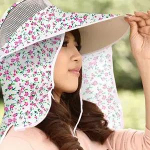 여성 작업모 모자 농작업용 햇빛 통기성 여성 농사 모자 밭일용 여름 자외선 등산용 정원용 넓은 등산