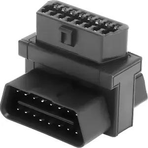 Zpana OBD2 스플리터 OBDII 풀 16핀 남성 대 여성 확장 컨버터 어댑터 OBD 코드 케이블 익스텐더 커넥터