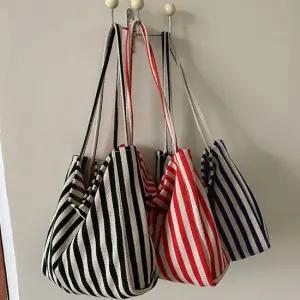 남녀공용 데일리 스트라이프 데일리백 숄더 에코백 여성숄더백 미니토트백