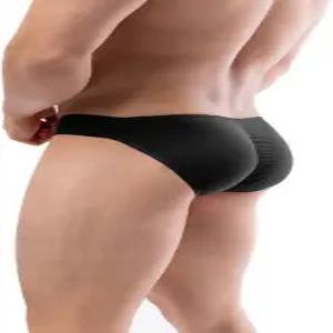 여름 코드 남성 비키니 브리프 부드러운 통기성 벌지 파우치 속옷 마이크로 메시 팬티 스크런치 엉덩이