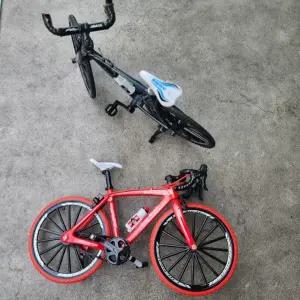 1P 리얼 미니어처 자전거 모형 장식 소품