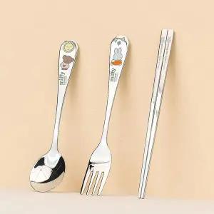 [보리보리/릴팡]릴팡 미피 퓨어 올스텐 스푼 포크 젓가락 3P세트