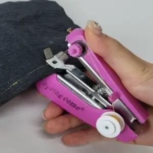 하노빅 미니재봉틀 소형미싱기 수동재봉틀 셀프옷수선