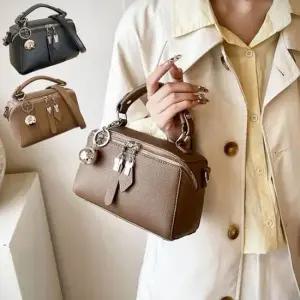 여성 2컬러 블링한 왕방울 사각 토트백 겸 크로스백 여성토트백 여성손가방 방울가방