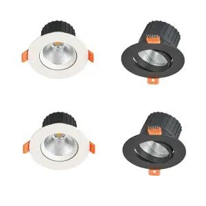 LED 디밍 COB 75mm(3인치) 매입등 다운라이트 할로겐 플리커프리 밝기조절