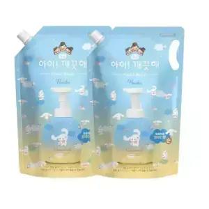 아이깨끗해X시나모롤 핸드워시 순향 리필 1.8L 2개