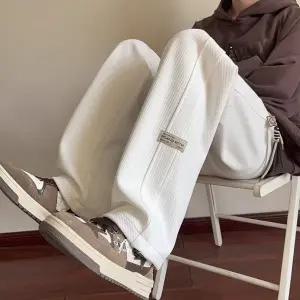 남성 팬츠 블랙 캐주얼 통 맨투맨 패션 스포츠패션 운동복 와이드 트레이닝 봄가을 admr3