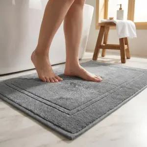 호텔 발 수건 화이트 40x60 호텔식 면100% 순면 욕실 발매트