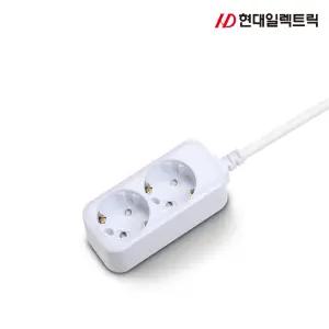 현대 일반 접지 멀티탭 2구 (16A) 멀티 콘센트