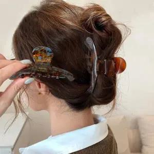 여자 머리핀 올림머리 영문 프랑스 헤어 집게핀 URK-508 클립핀