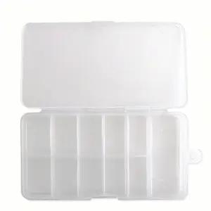 네일재료 사각 케이스 11구 네일아트 도구 보관 함 손톱 메이크업 용기 분할 박스 스토리