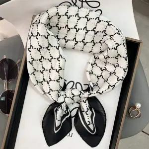 여자 474NDE71 사각 데일리 트렌드 쁘띠 스카프 데일리 봄가을