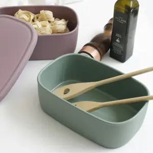 실리콘 밀폐 용기 냉동실 냉장고 식재료 보관 도시락