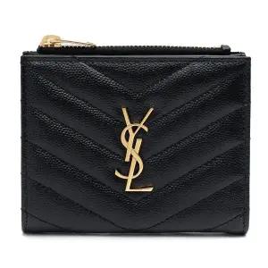 [생로랑] 모노그램 마틀라세 반지갑 575879-BOW01-1000