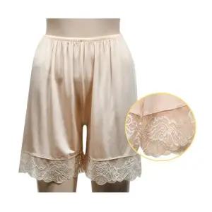 정전기방지 밑단 속바지 5부 인견 슬립바지 레이스