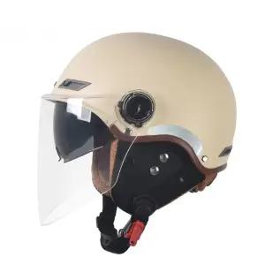 겨울 반모헬멧 스쿠터헬멧 오픈페이스 블랙 라이더 귀마개