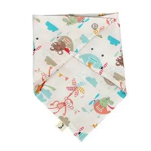 이중거즈 원숭이 턱받이 국내제작 스카프빕 순면거즈 유아