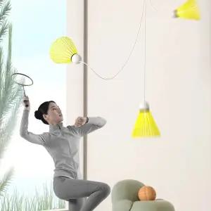 돌아오는 셔틀콕 배드민턴 실내 트레이닝 연습 3개입 셔틀콕세트