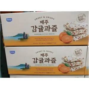 코스트코 Dorly 제주 감귤과즐 22g X 30봉 전통과자 명절선물