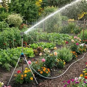 셀파스트(Cellfast) 높낮이 조절형 삼각 스탠드 회전(20-360도) 스프링쿨러 52-170