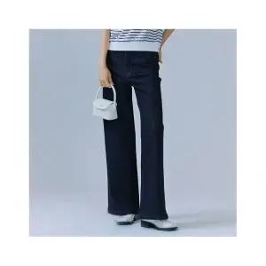 체이스컬트 [만원이상무배] 여성 원워싱 히든밴딩 와이드 데님 팬츠-CERG2364B04